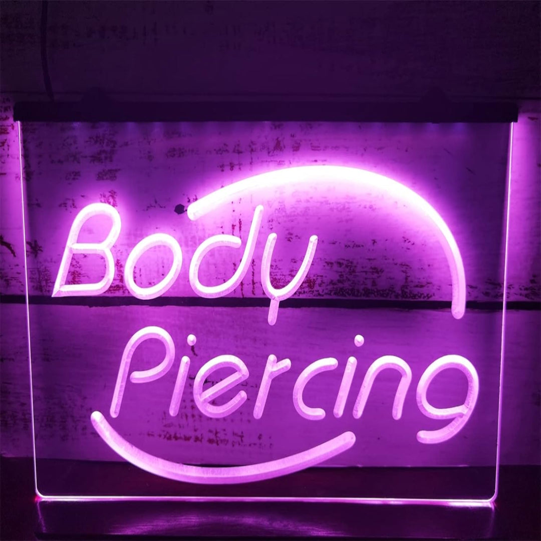 "Body Piercing" Neon Sign