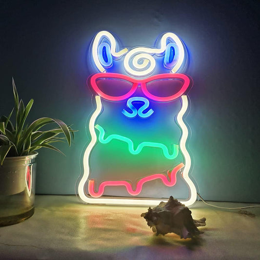 Multicolored Acrylic Neon Sign