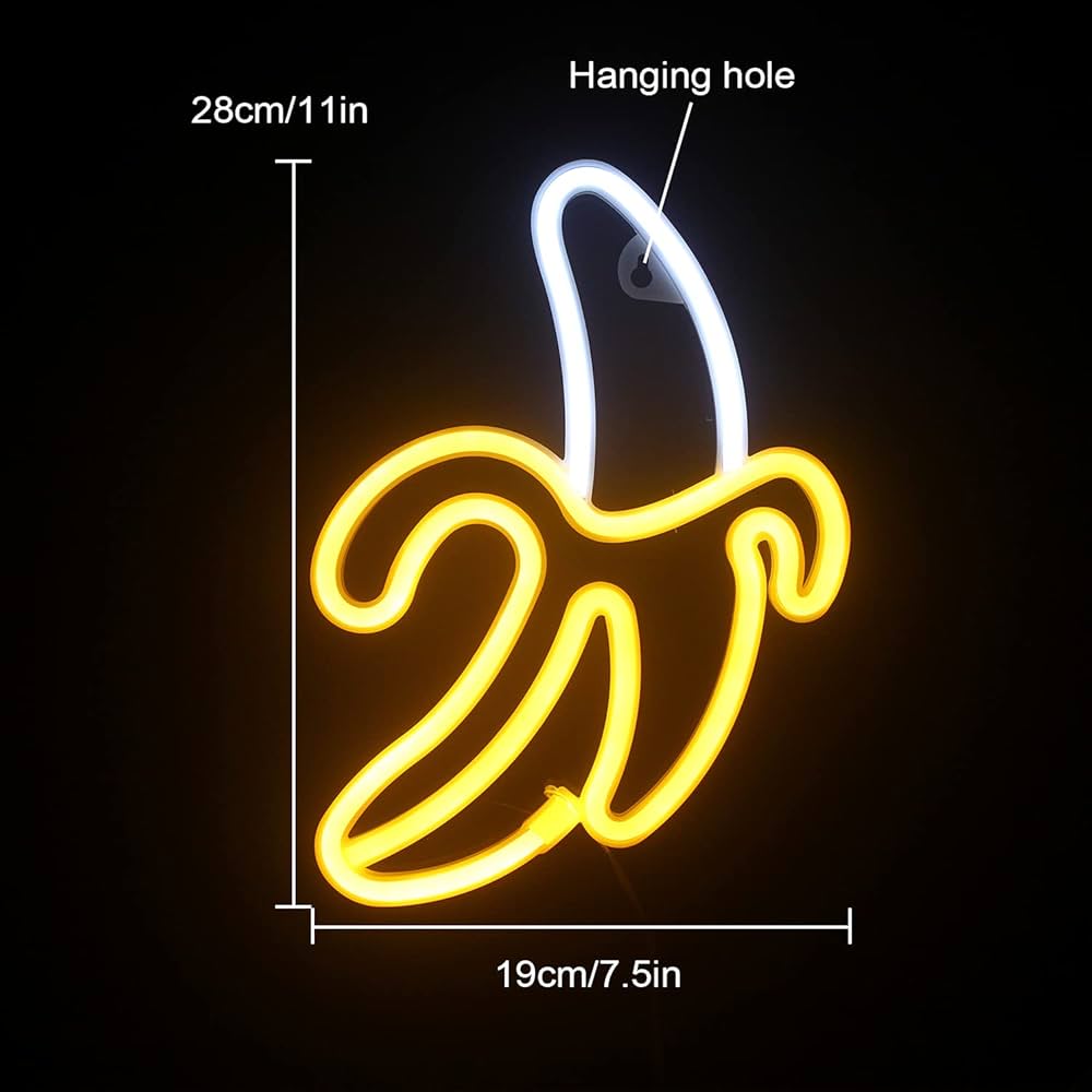 Banana Neon Sign Fruit Led Neon Light