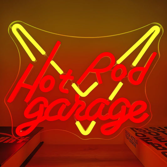 Hot Rod Garage Neon Sign