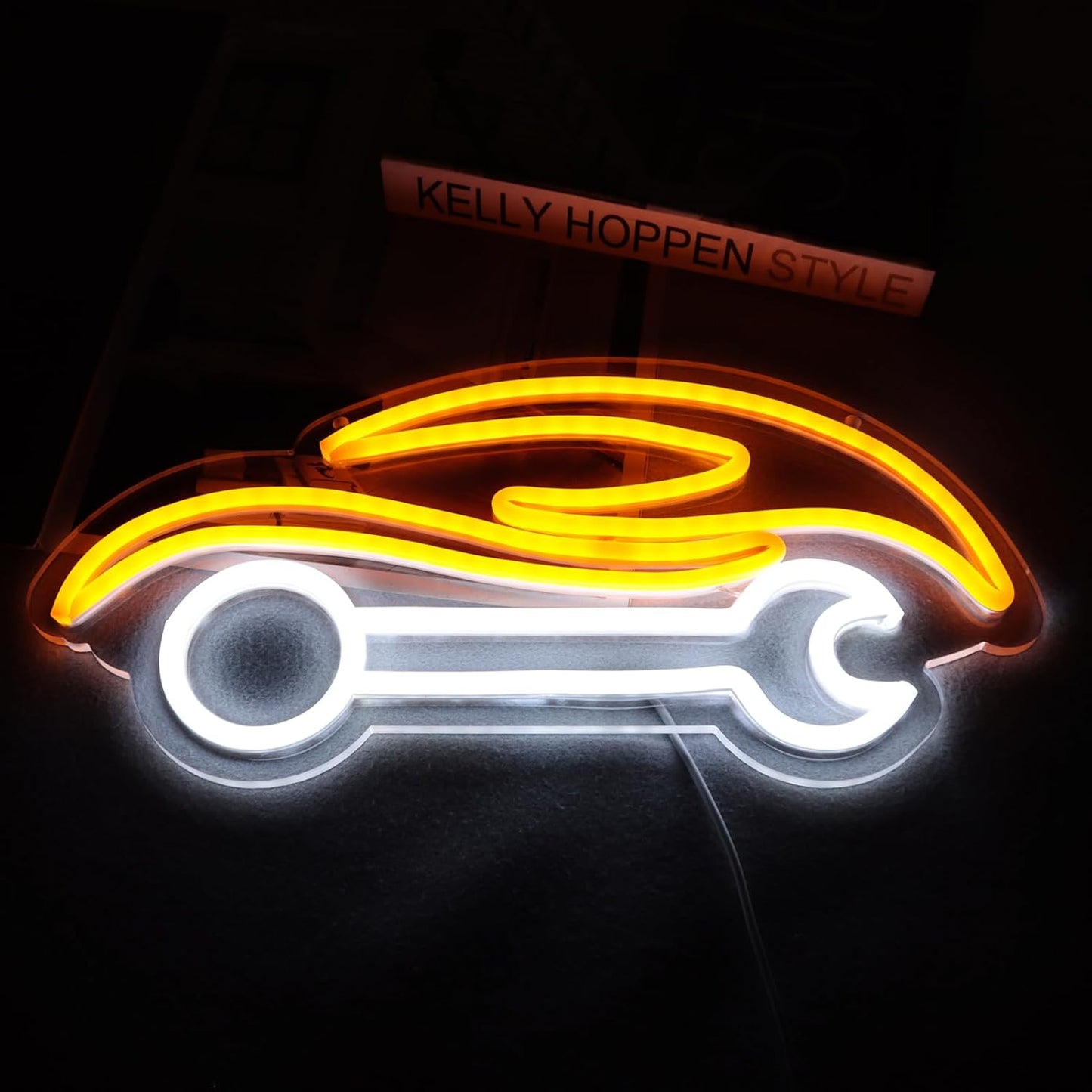 Wrench Shape Neon Sign