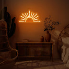Orange Sunrise/Sunset Neon Sign