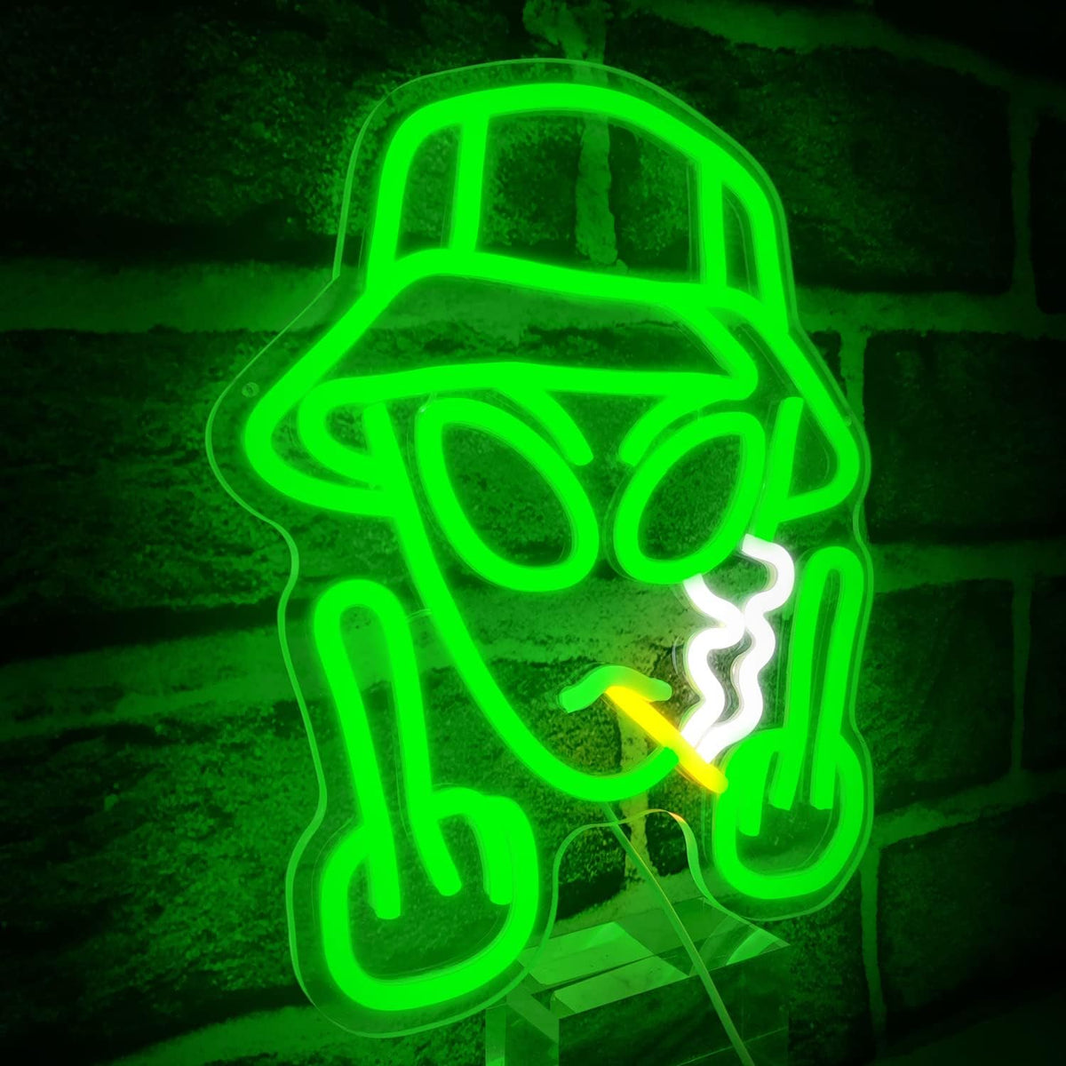 Alien Middle Finger LED Neon Sign