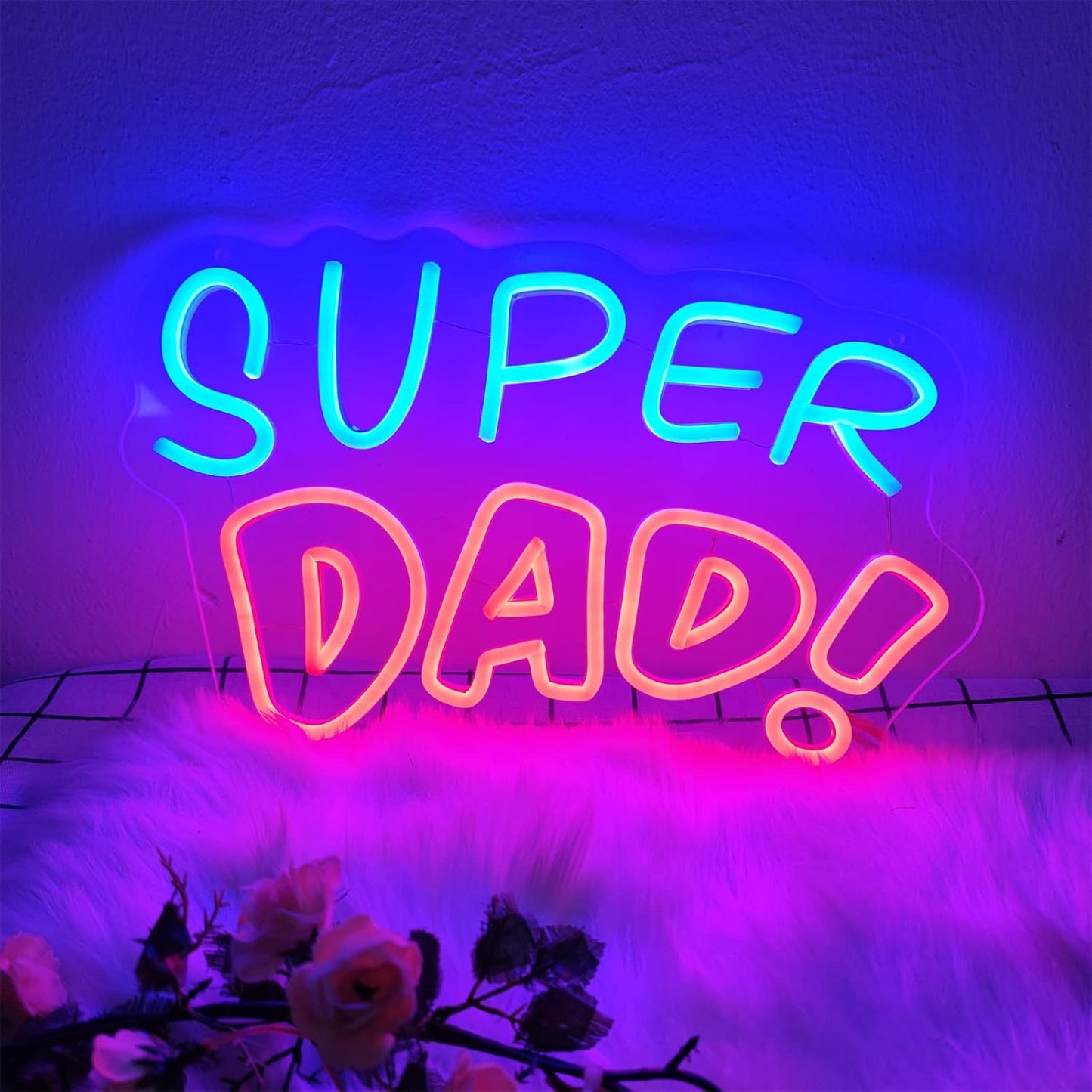 Super Dad Neon Sign Fathers Day Led Light
