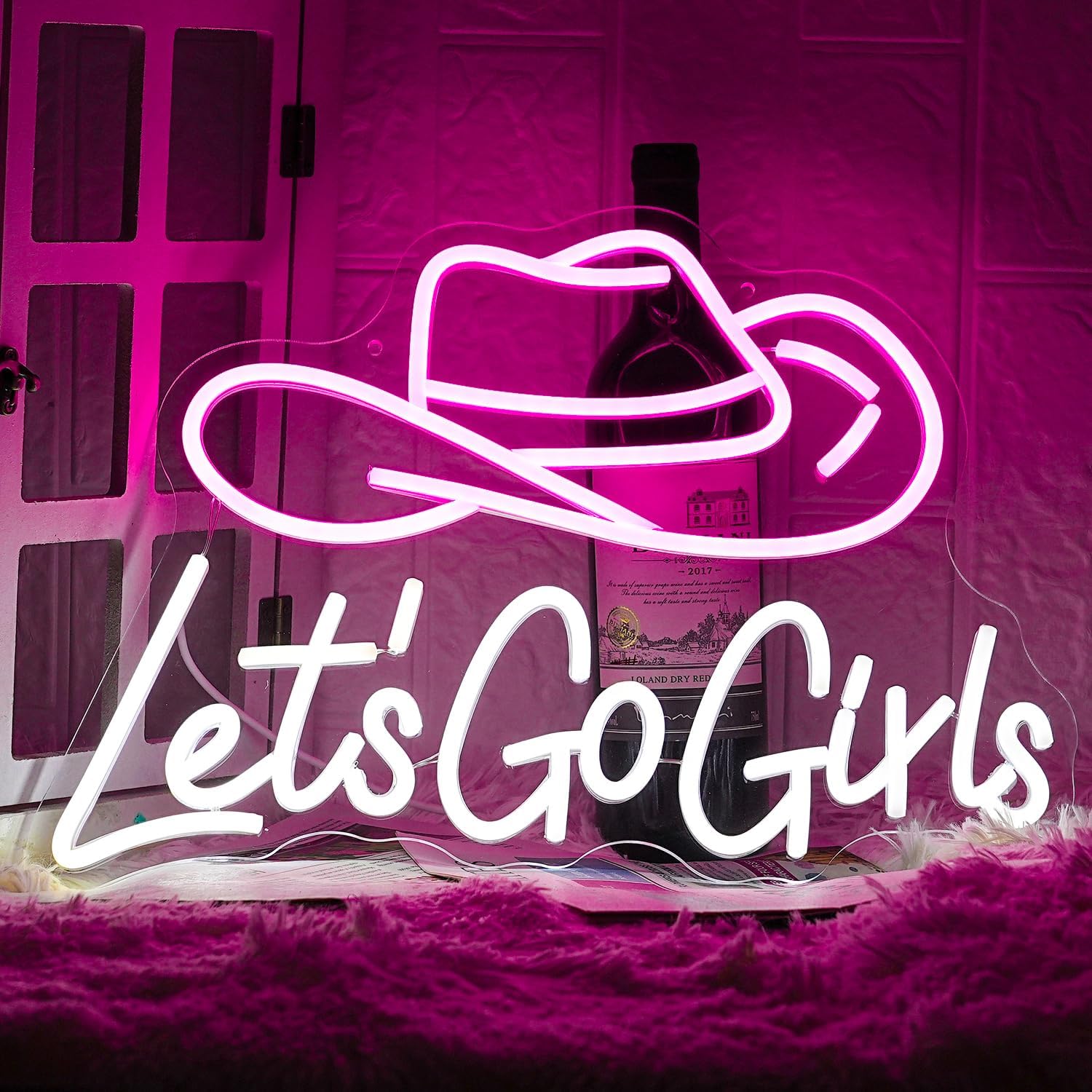 Neon Let's Go Girls Sign Party Led Light