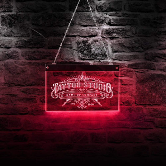 Tattoo Studio Neon Signs Custom Business Light