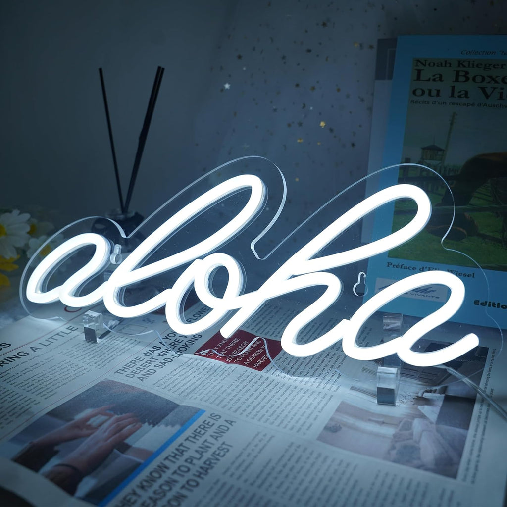 "Aloha" Neon Sign