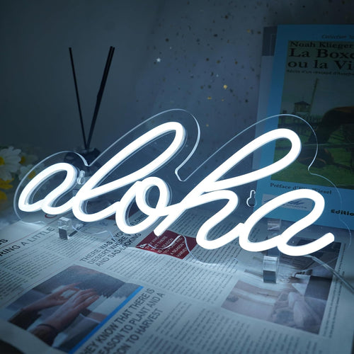 "Aloha" Neon Sign