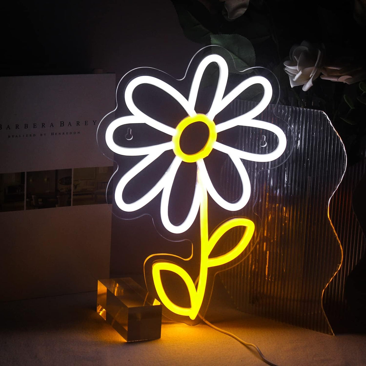 Daisy Flower Neon Sign LED Light