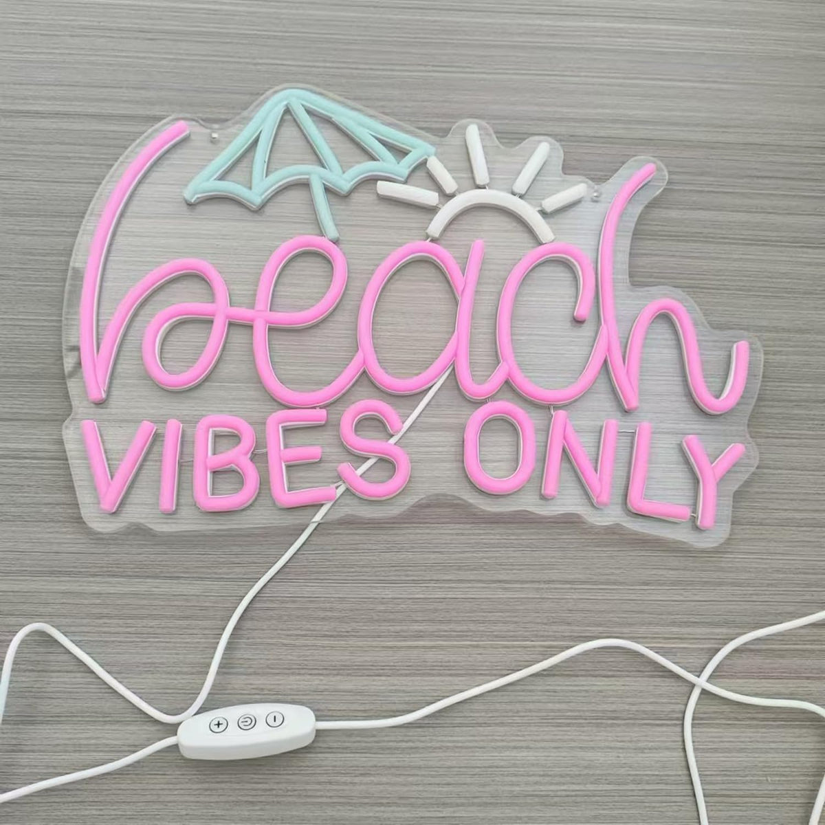 Beach Vibes Only Neon Sign
