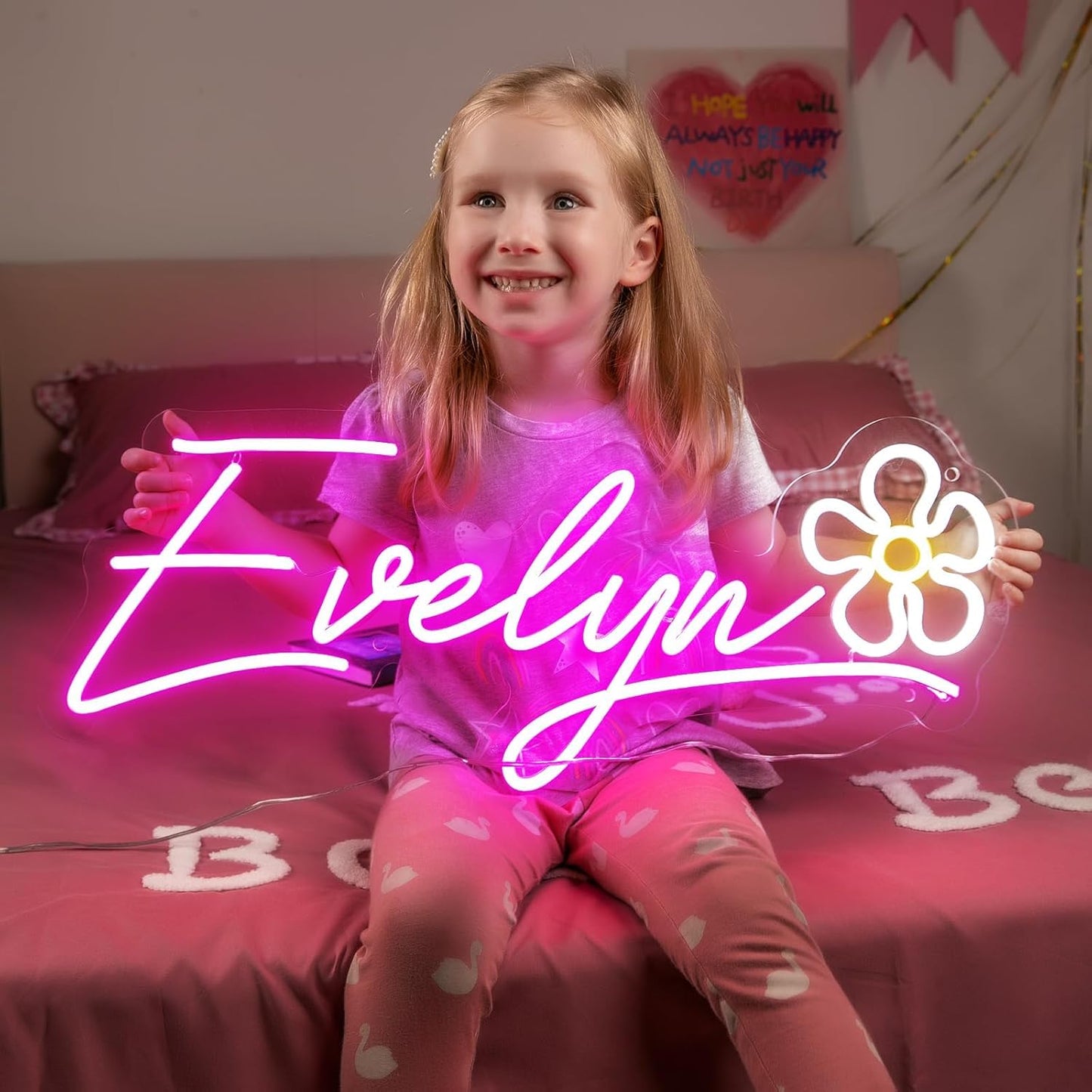 Custom Girl Name Neon Sign