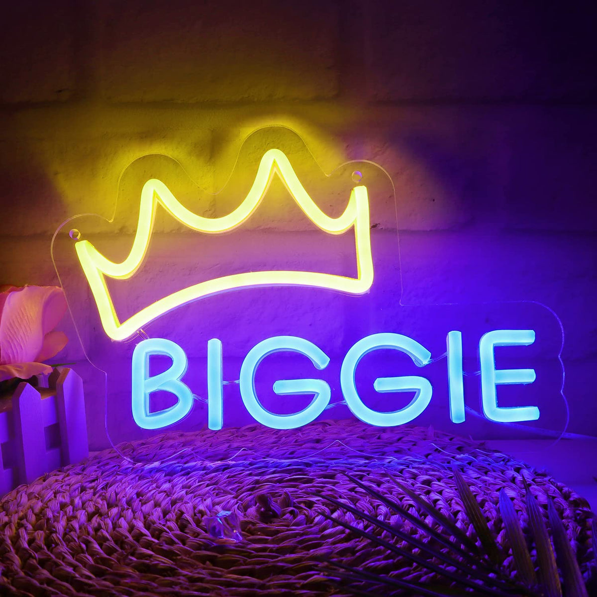 Biggie neon sign