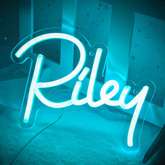 Riley Name Neon Sign