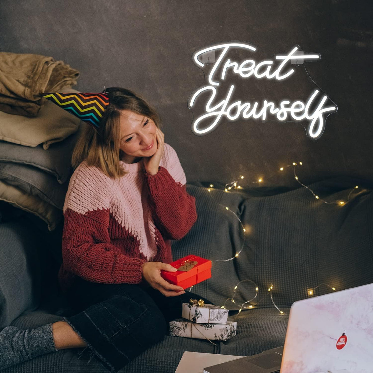 Treat Yourself Neon Sign