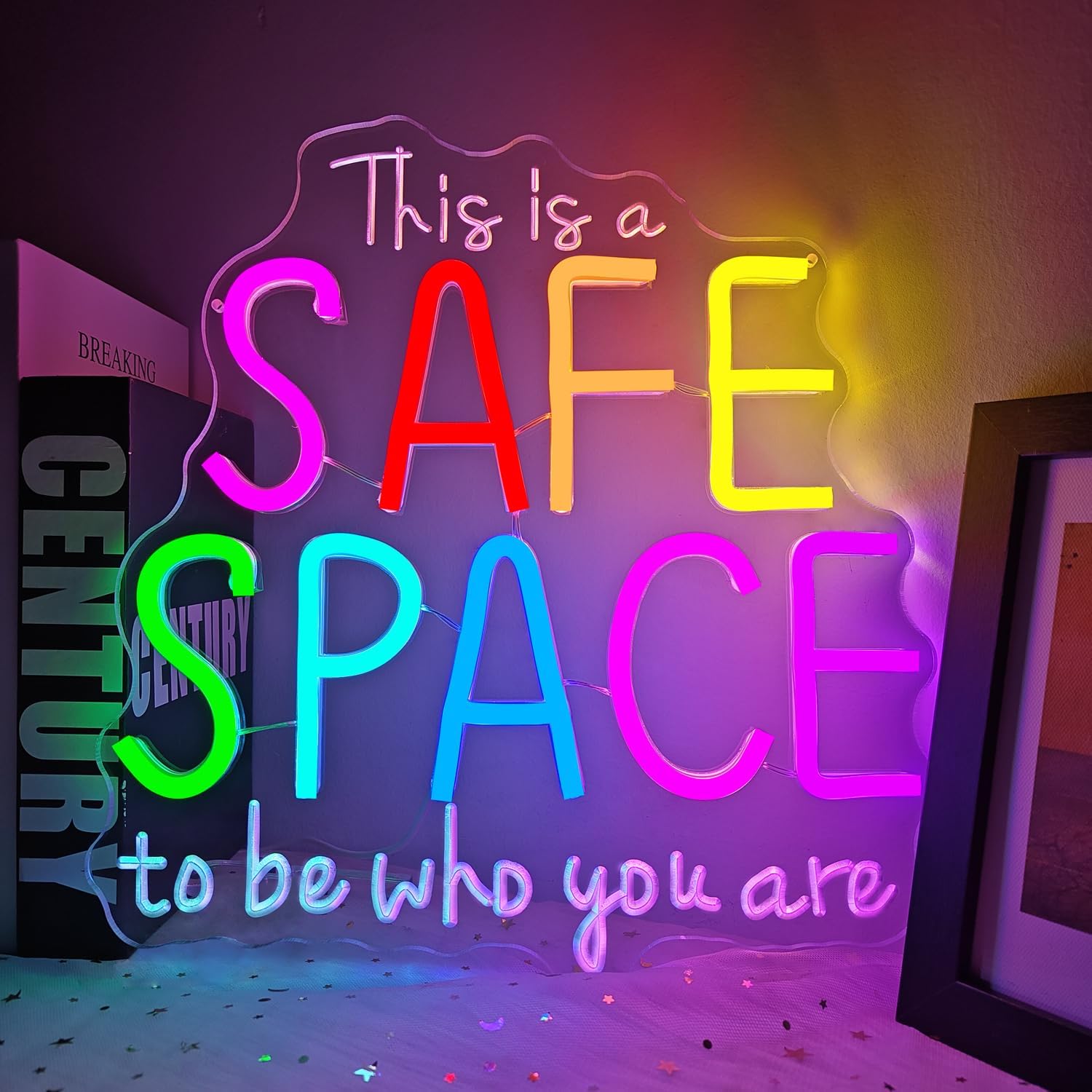 Safe Space Pride Neon Sign