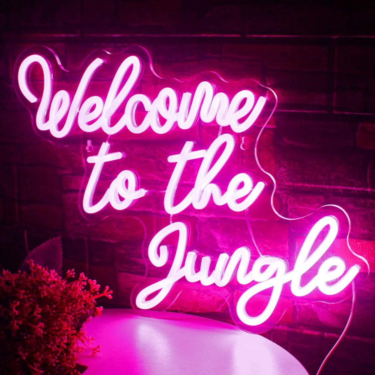 Welcome to the Jungle LED Neon Sign