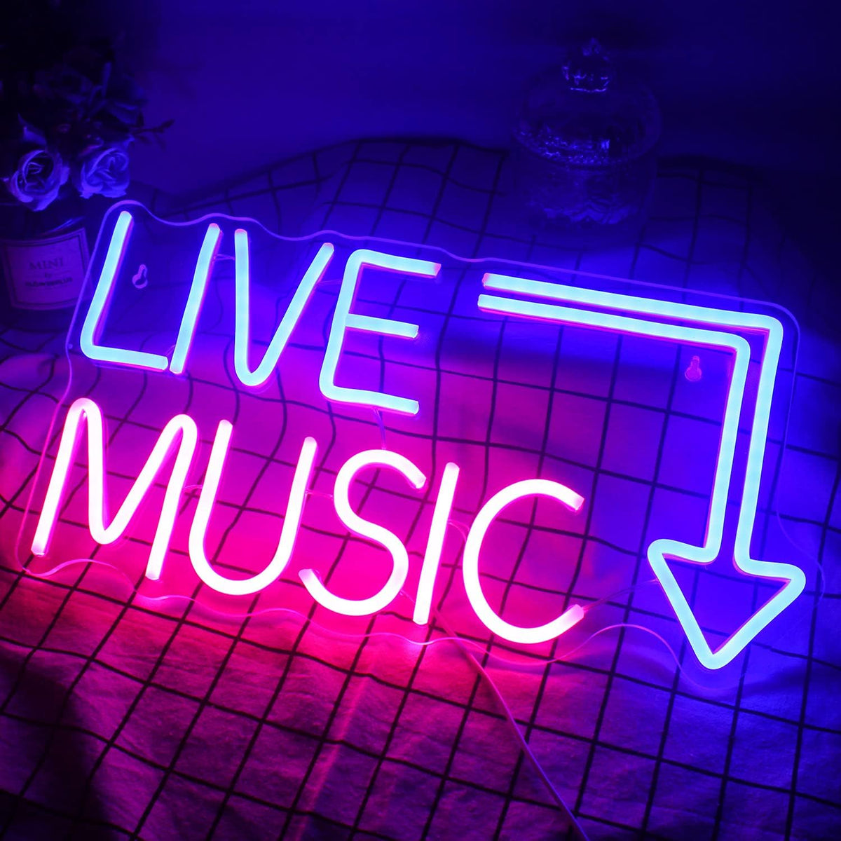 Live Music Neon Sign Business Led Light