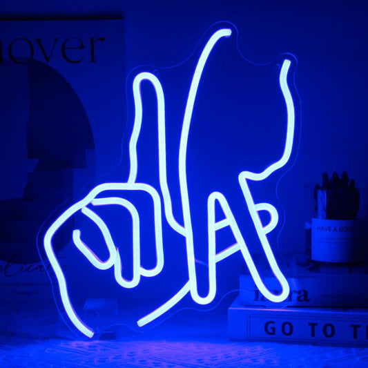Los Angeles Gesture Neon Sign