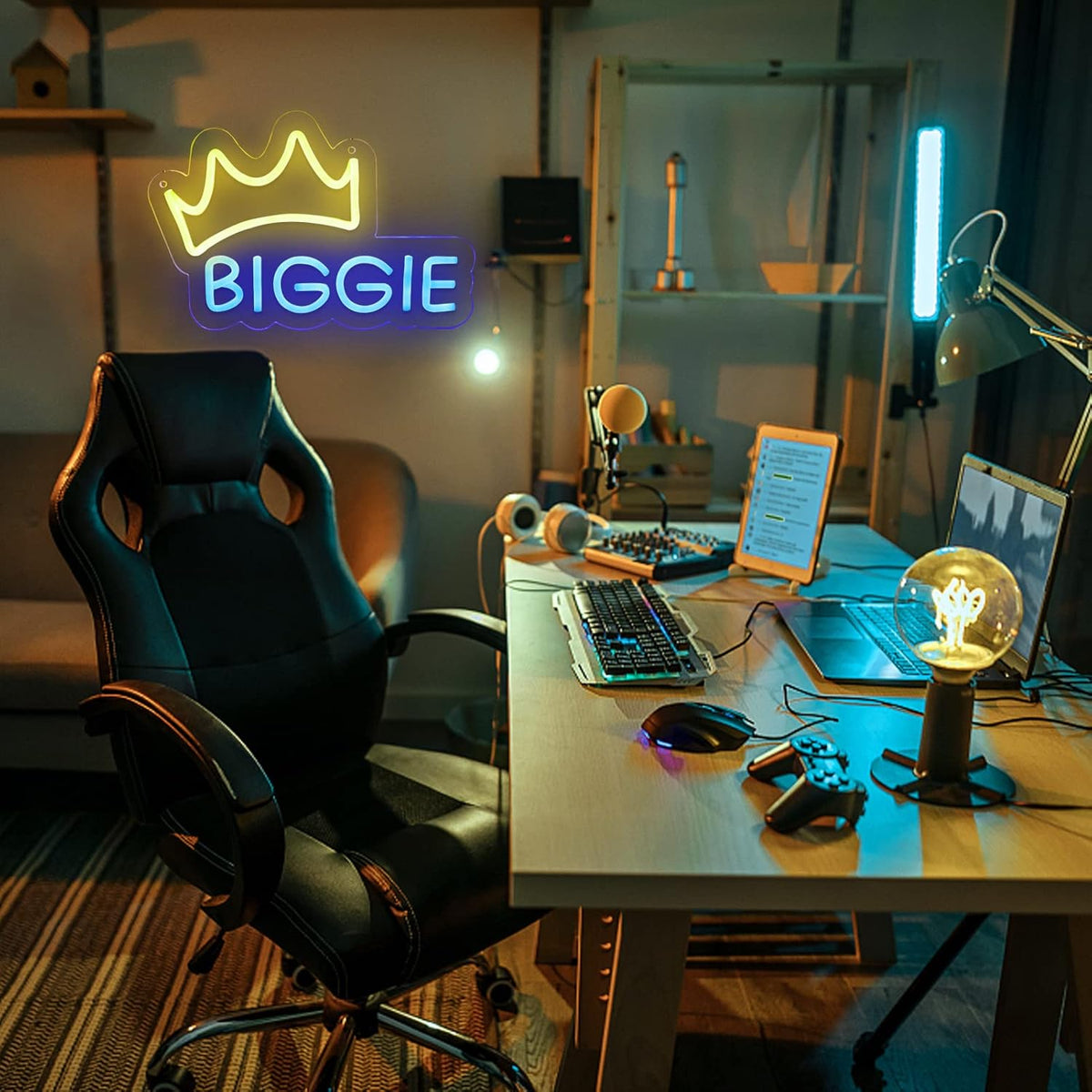 Biggie neon sign
