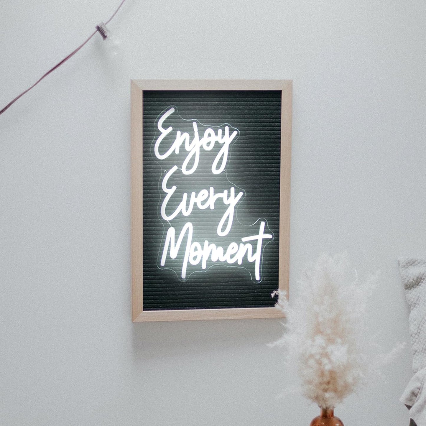 "Enjoy Every Moment" Neon Sign