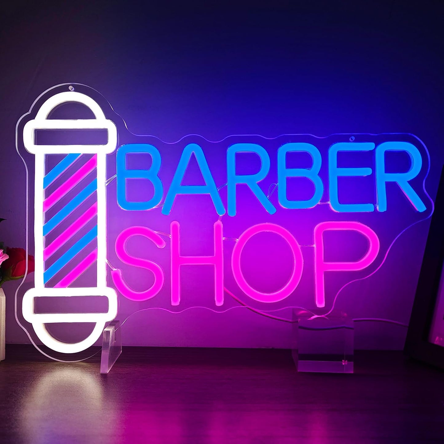 Man Barber Shop Neon Sign Led Light