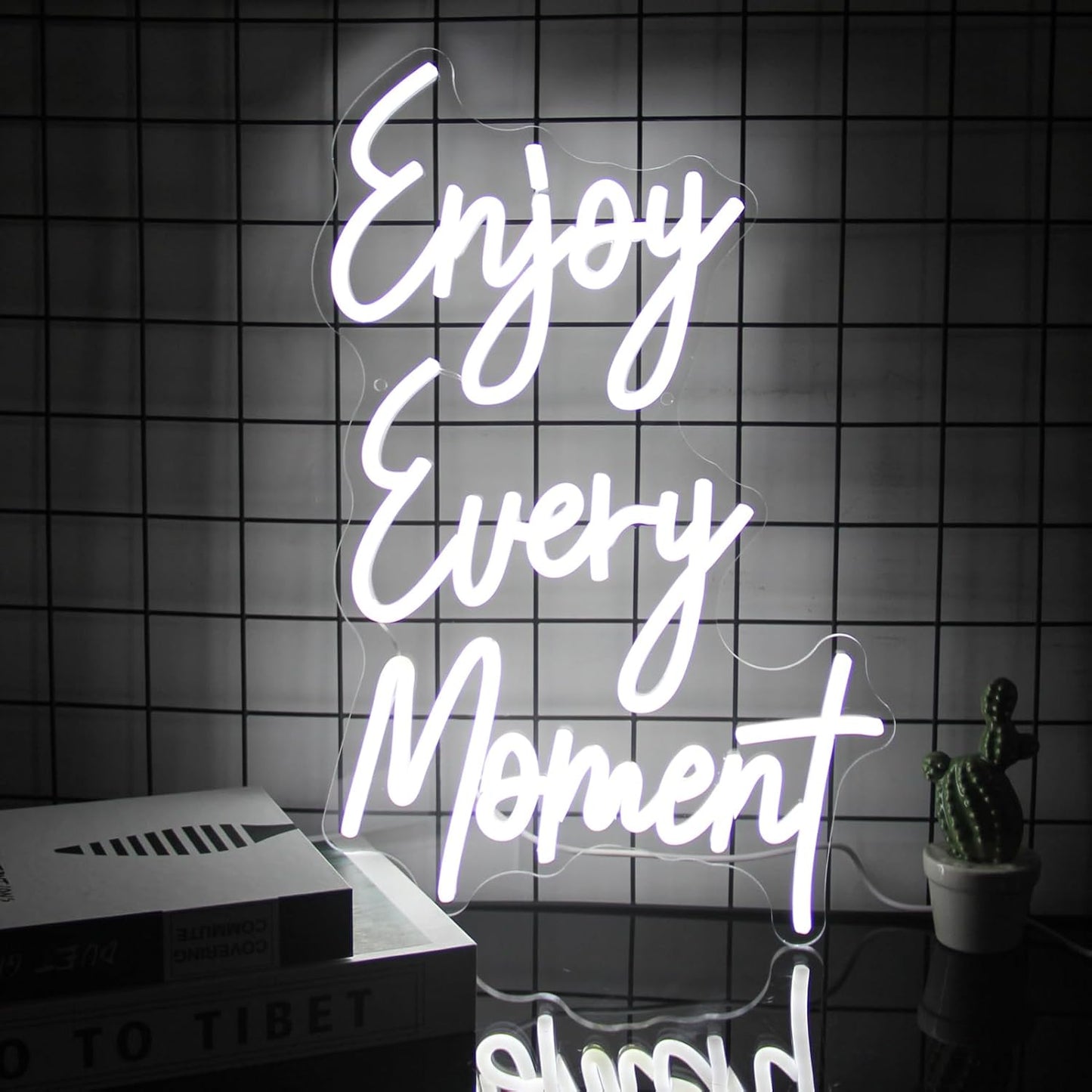 "Enjoy Every Moment" Neon Sign