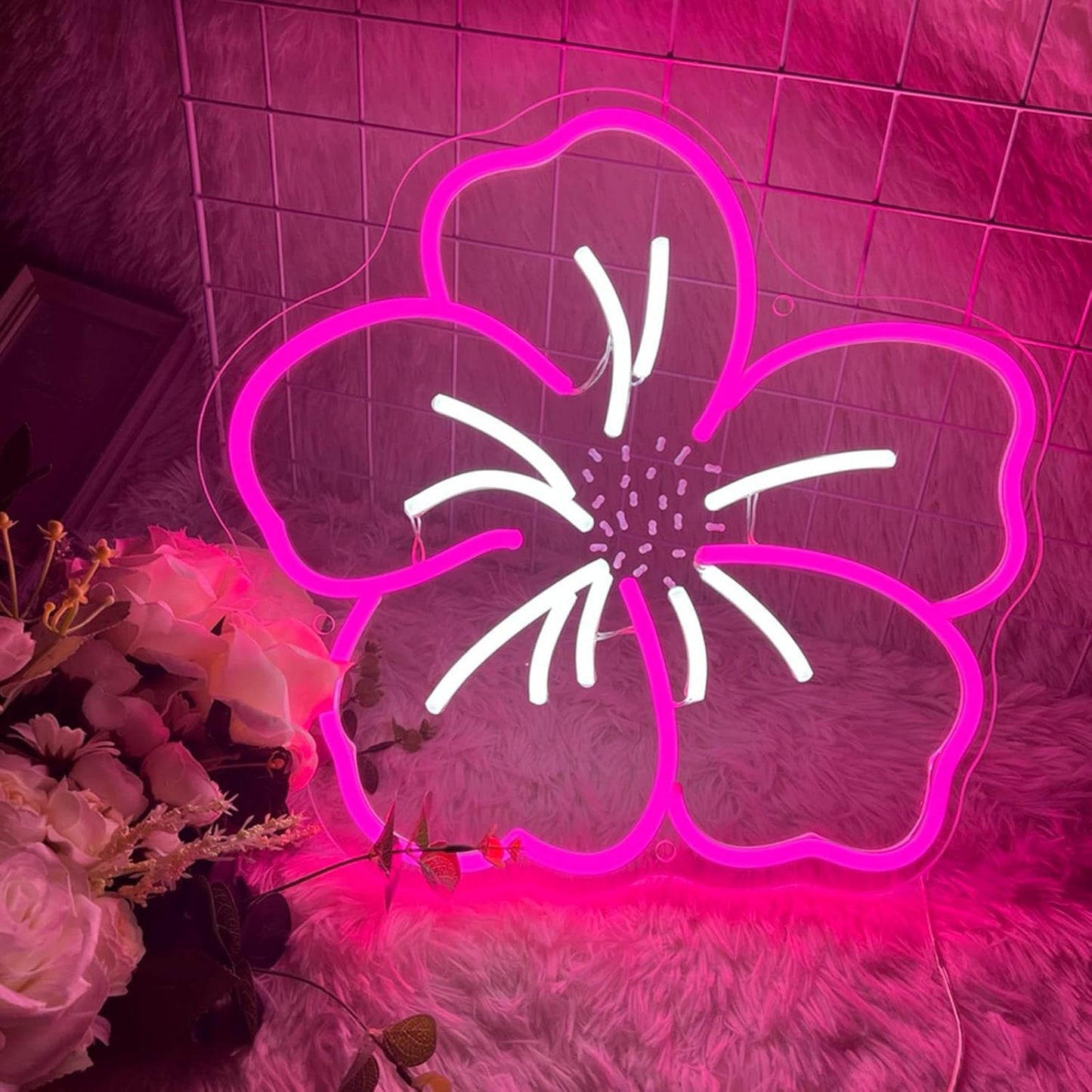 Aloha Flower Neon Sign