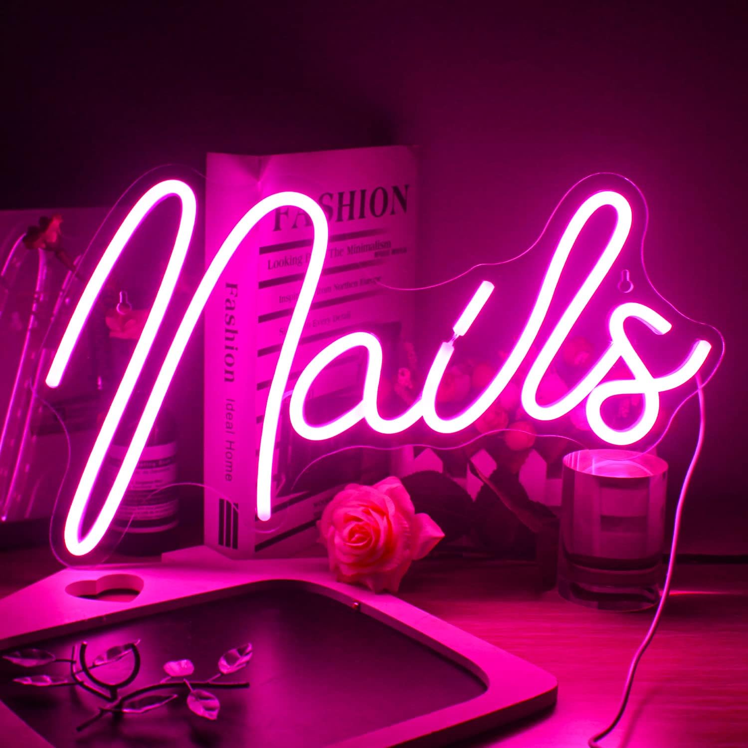 Nails Neon Sign Salon Beauty Led Light