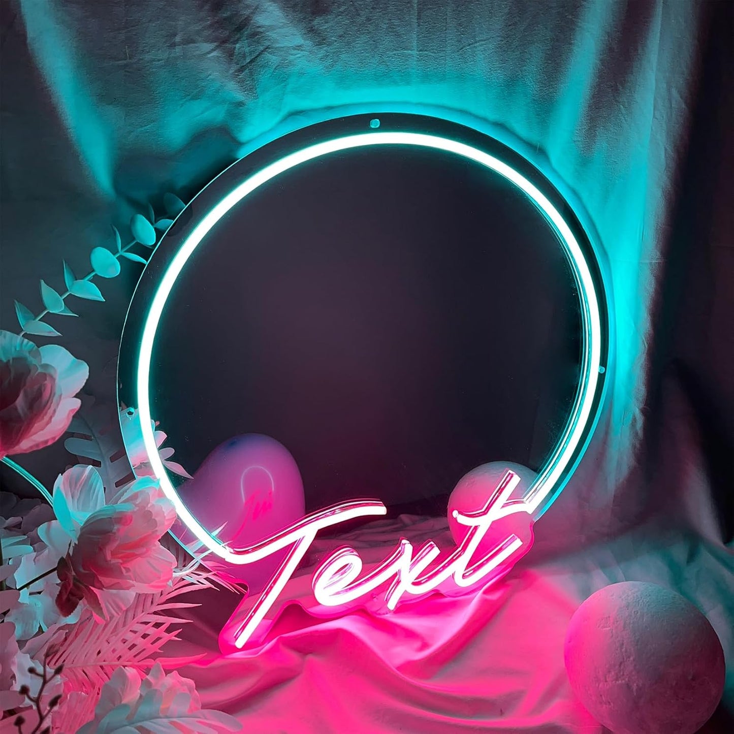 Custom Text Mirror Neon Sign