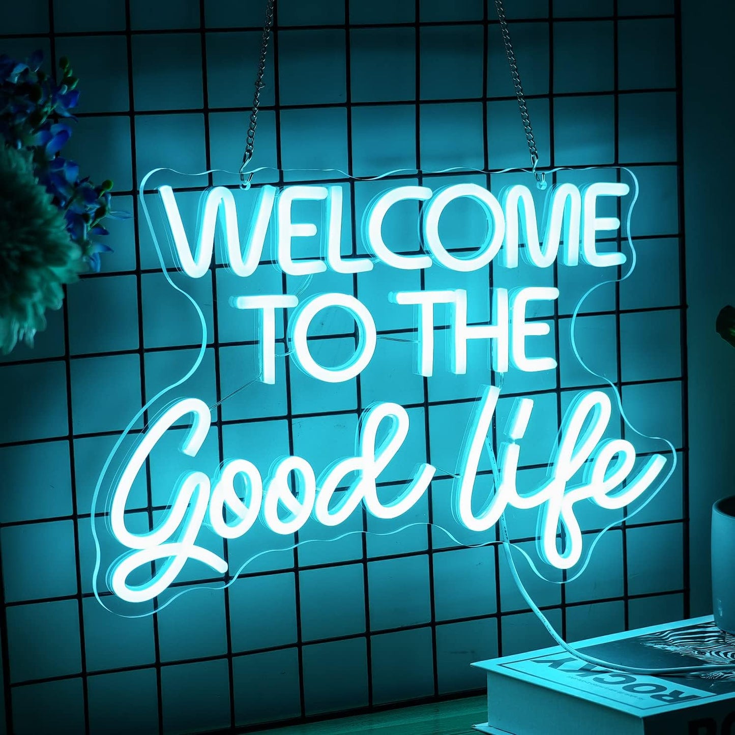 Welcome To The Good Life Neon Sign Led Light