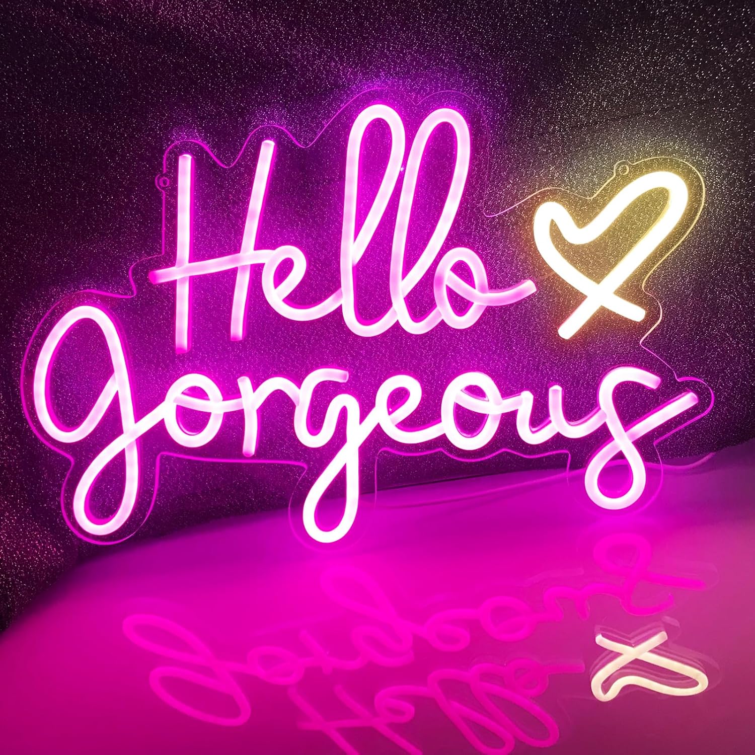 Hello Gorgeous Neon Sign Beauty Led Neon Light