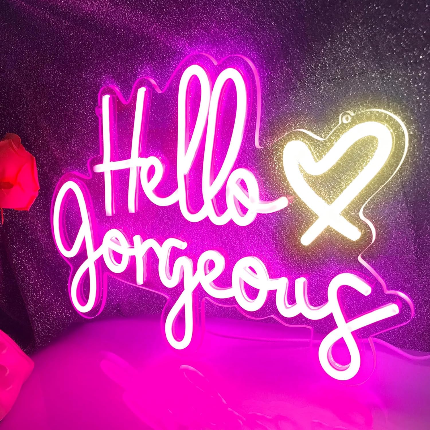 Hello Gorgeous Neon Sign Beauty Led Neon Light