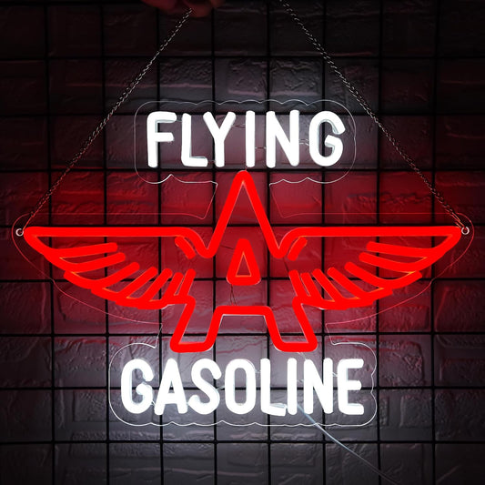 Flying A Gasoline Retro Neon Sign