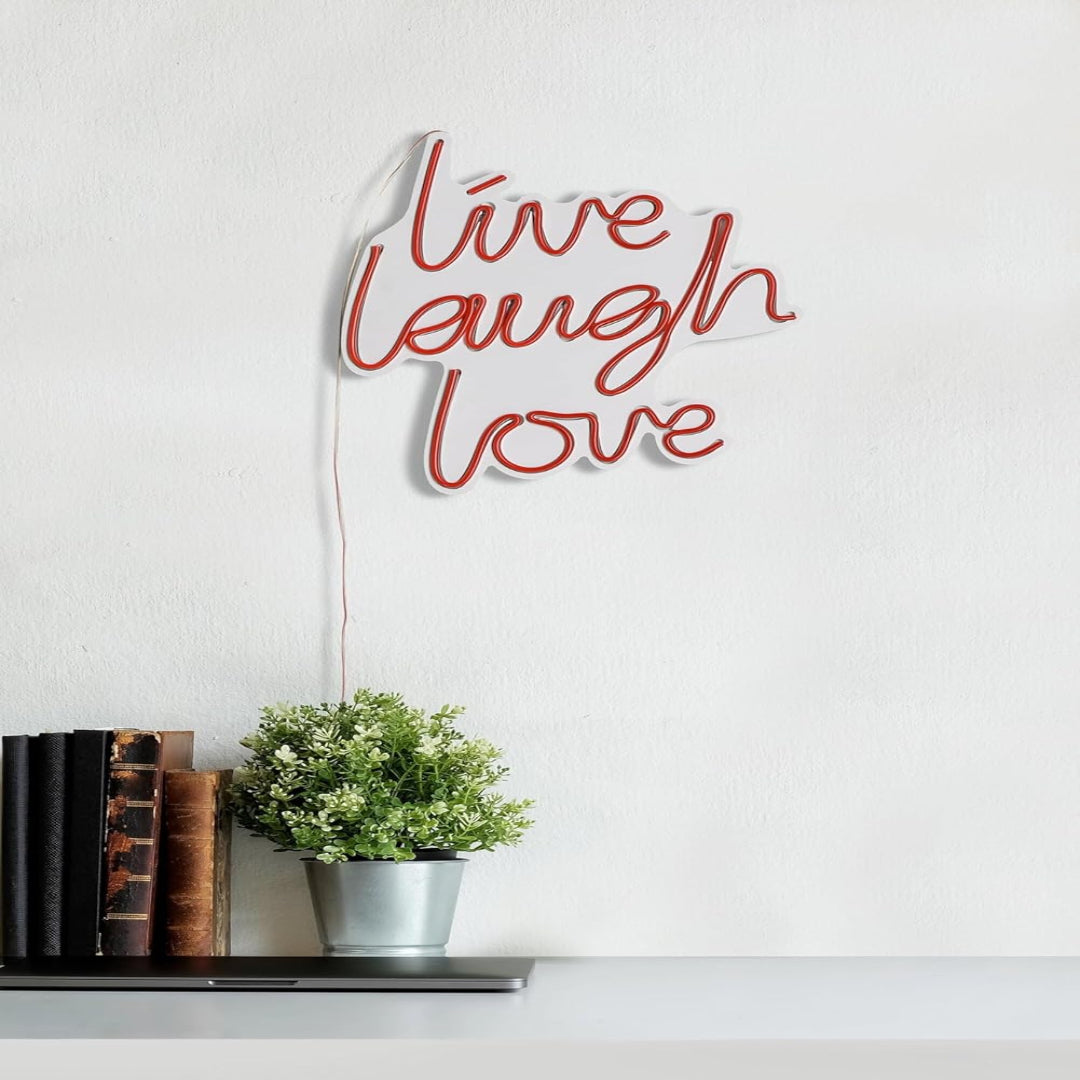 Live Laugh Love Neon Sign