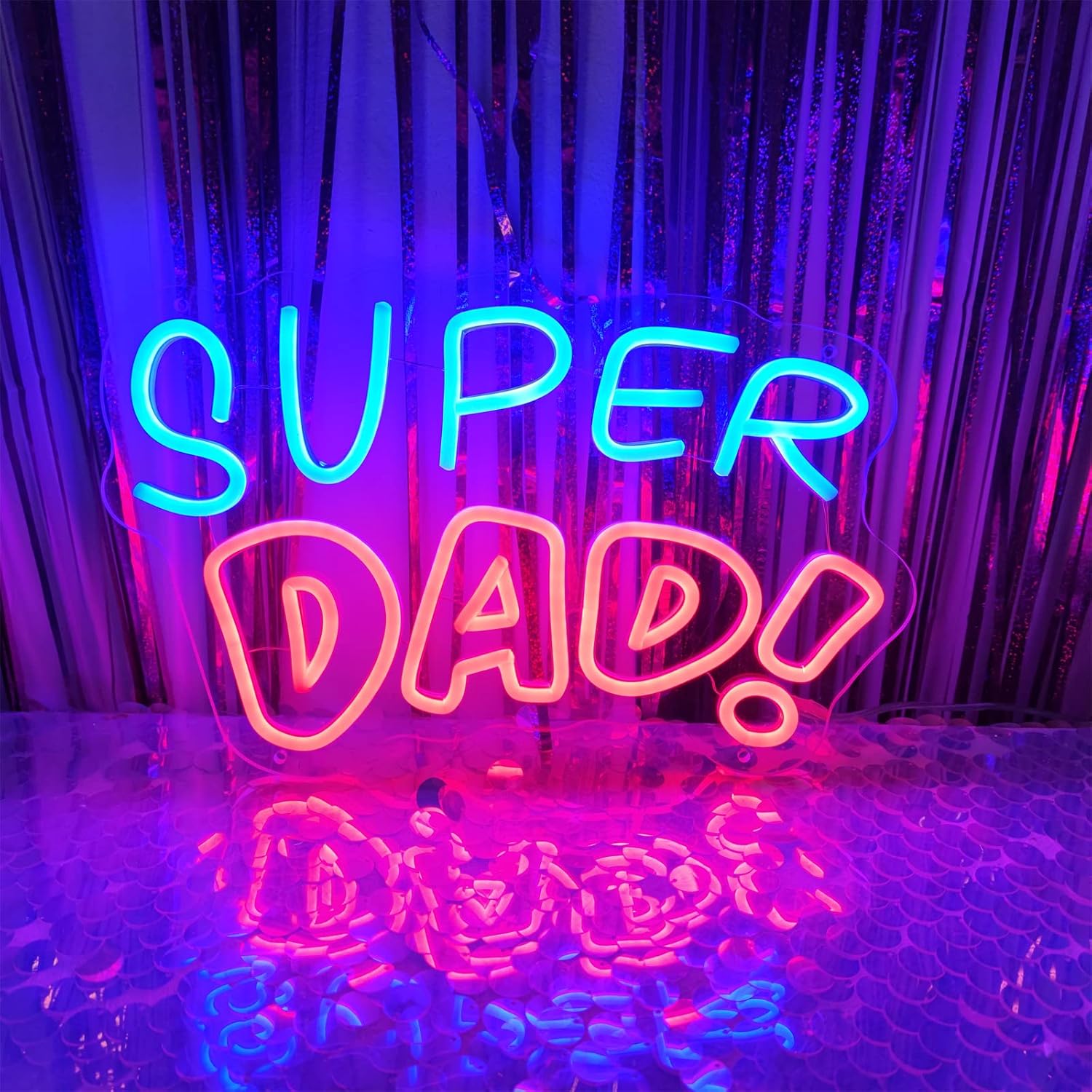 Super Dad Neon Sign Fathers Day Led Light