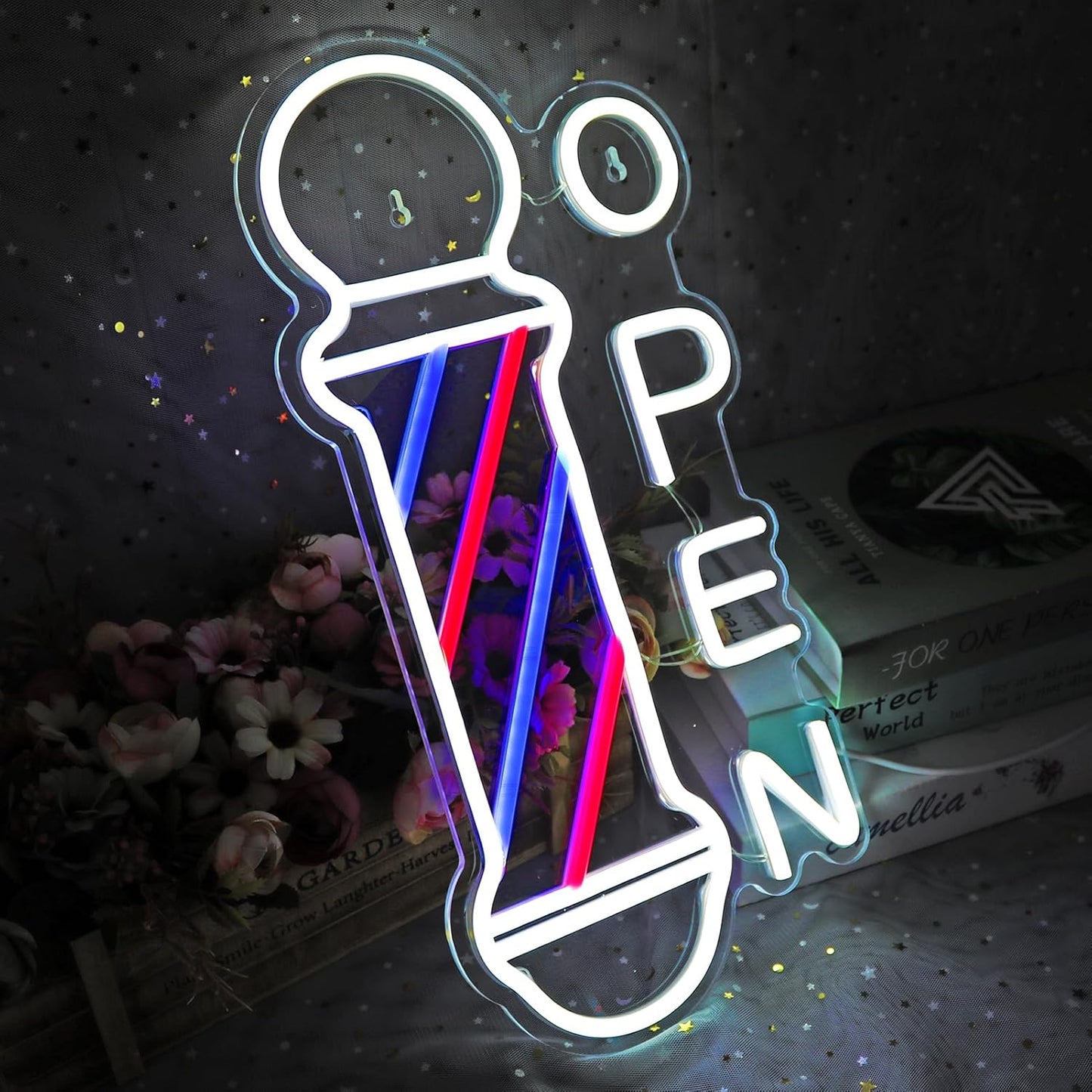 Barber Poles Neon Sign