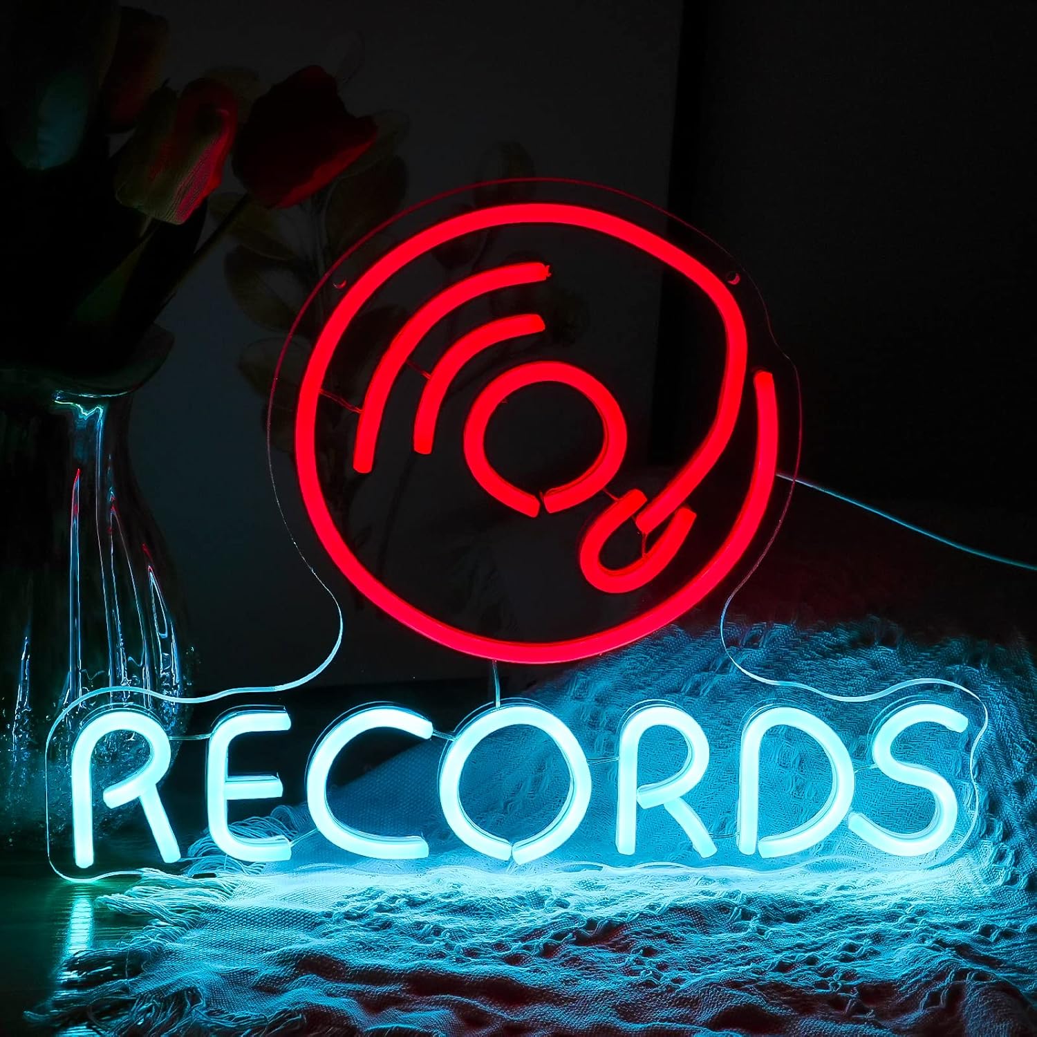 Put Record On neon sign