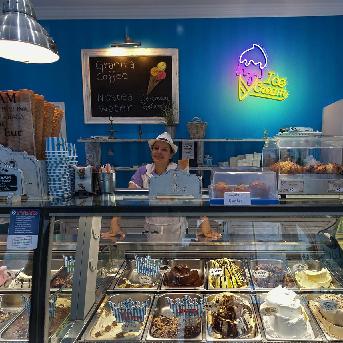 Ice Cream Neon Sign