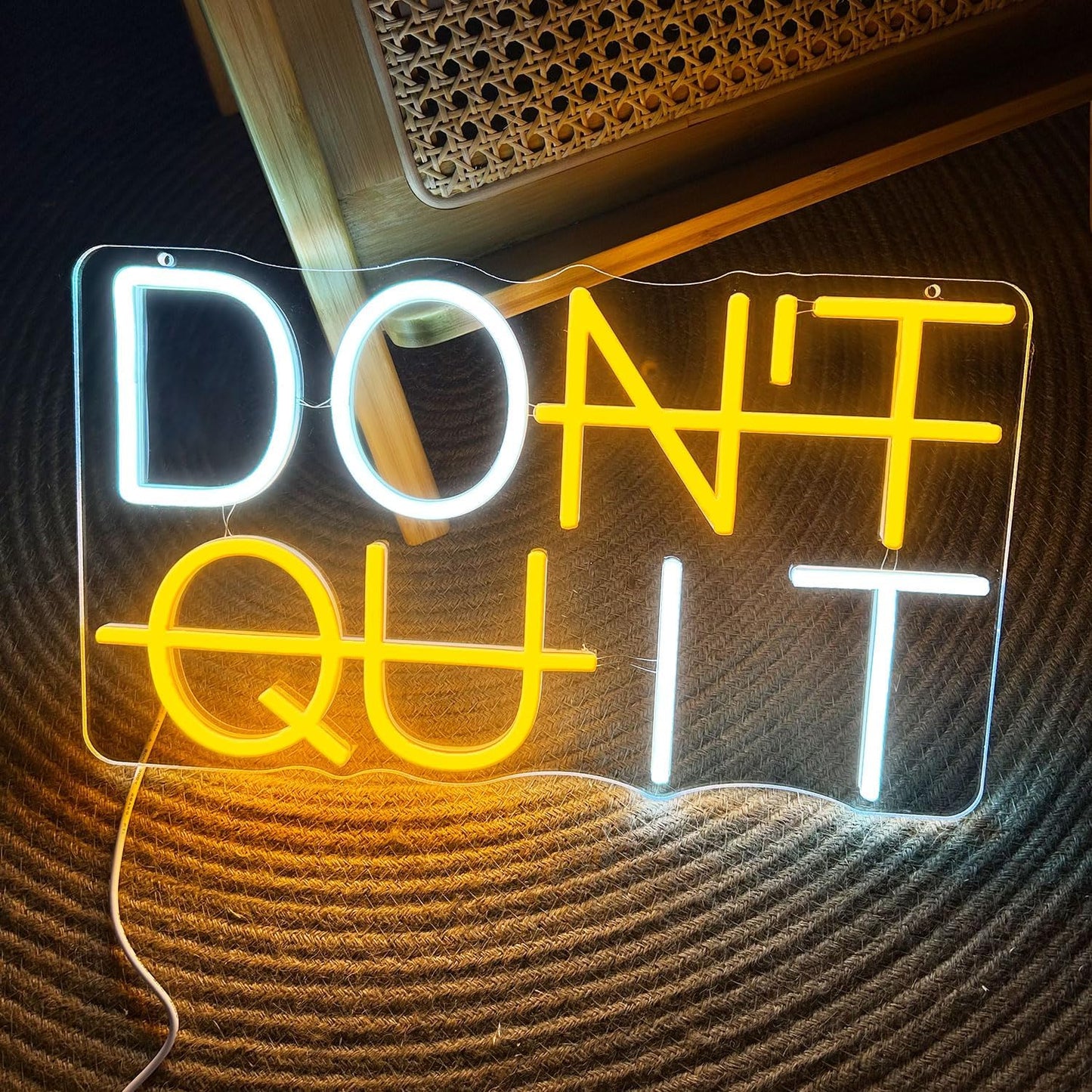 Don't Quit Neon Sign