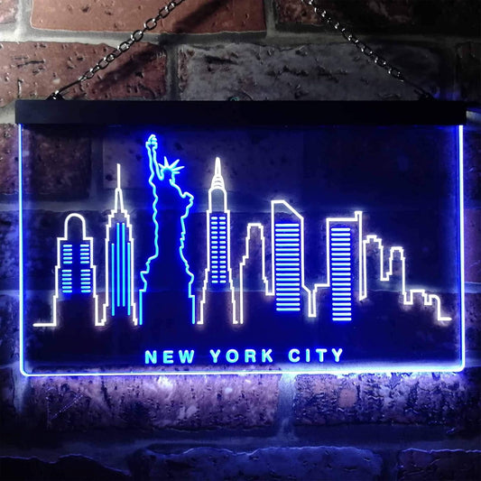 New York City Skyline Silhouette