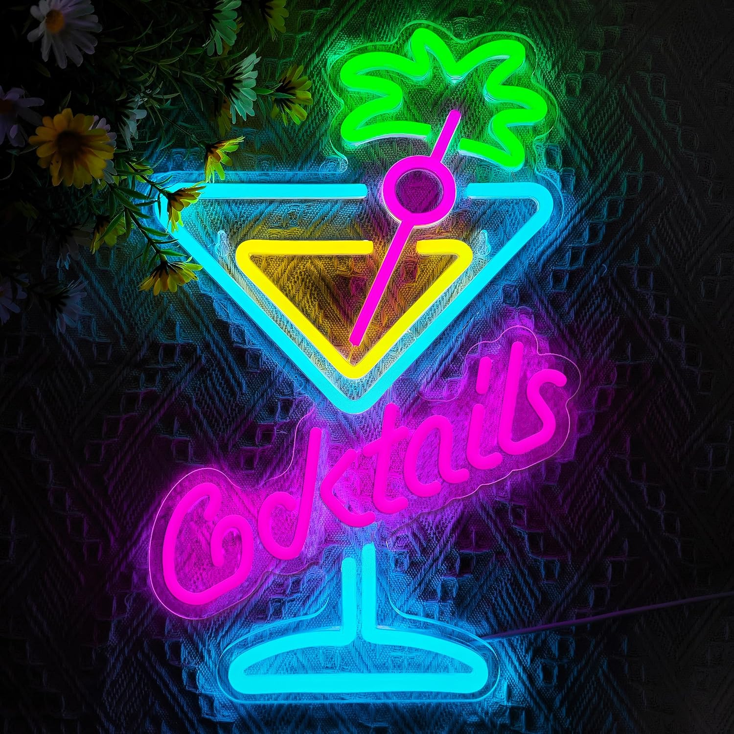 Cocktails Neon Sign For Bar