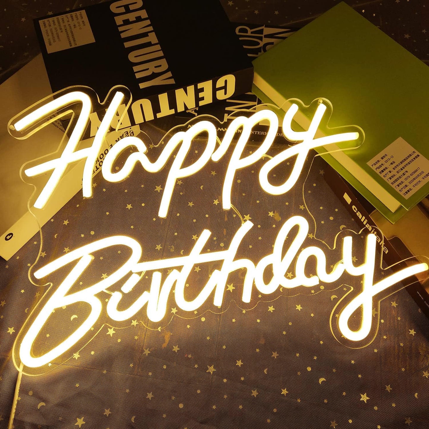 Happy Birthday LED Neon Sign