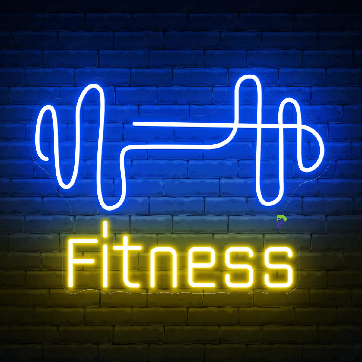 Fitness Neon Sign Barbell Custom Big Led Light