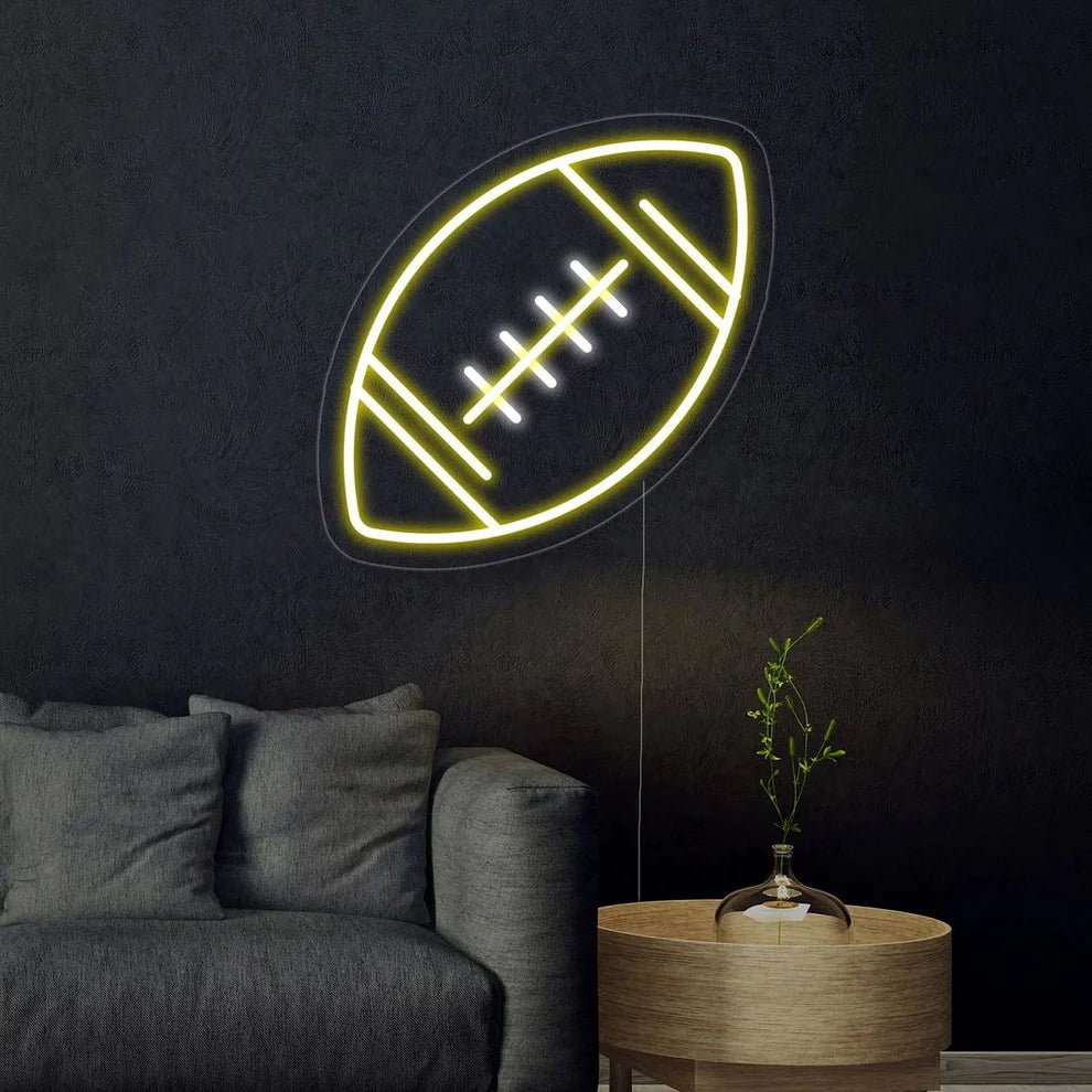 Football Ball Neon Sign