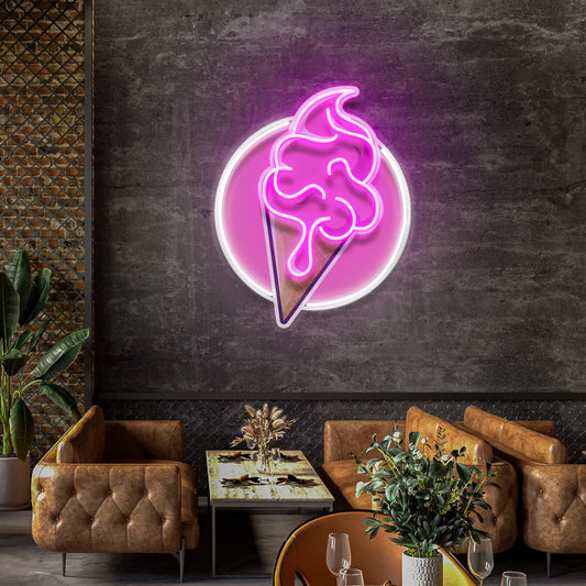 Ice Cream Cartoon Led Neon Sign