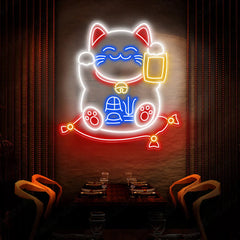 Lucky Cat Japanese Led Sign