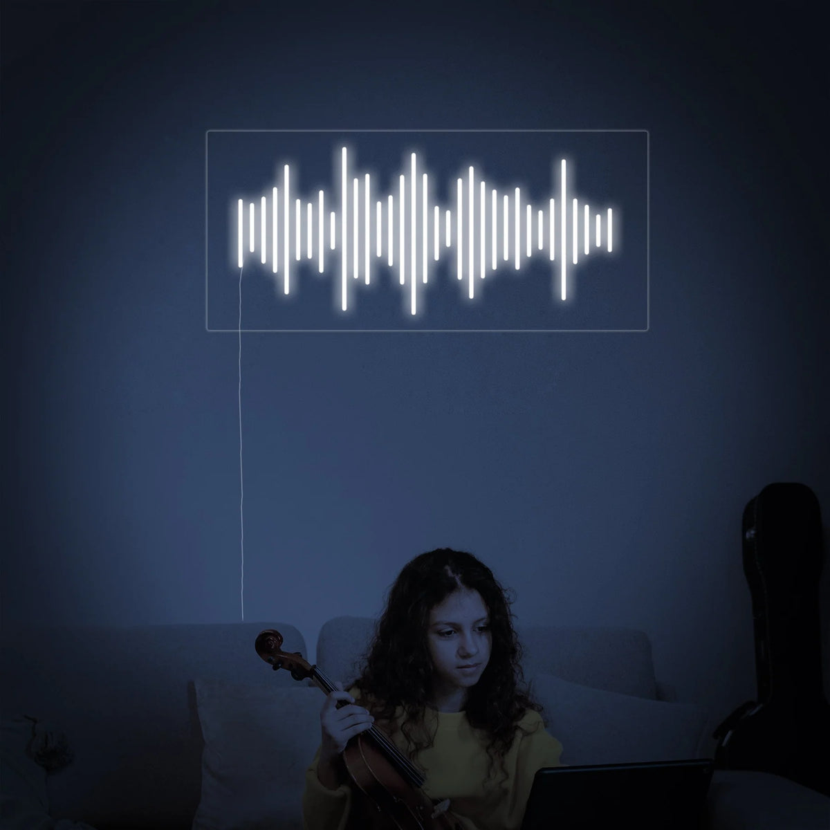 "Music Waves" Neon Sign