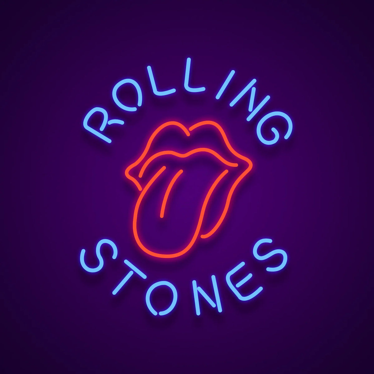 "Rolling Stones" Neon Sign