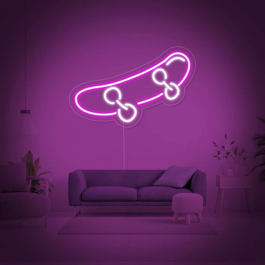 Skateboard Neon Sign