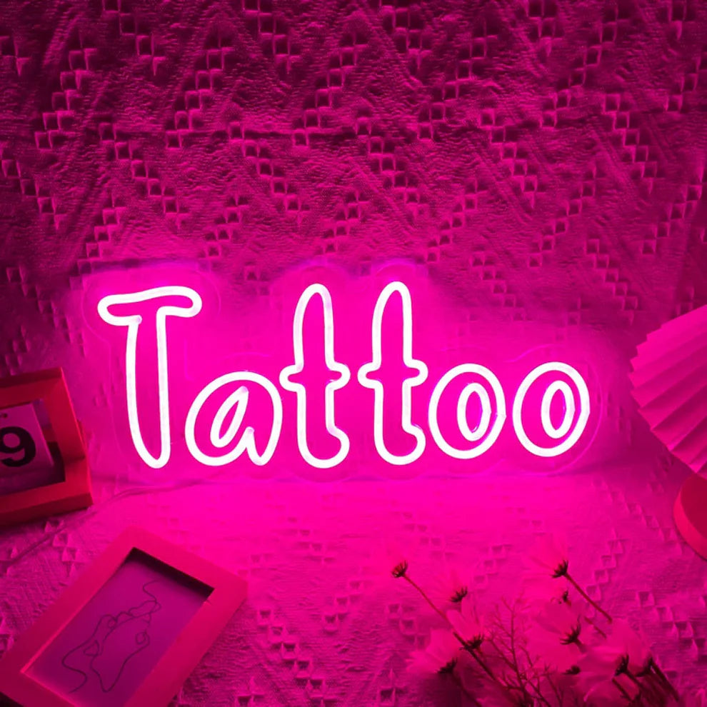 Tattoo Studio Store Neon Sign